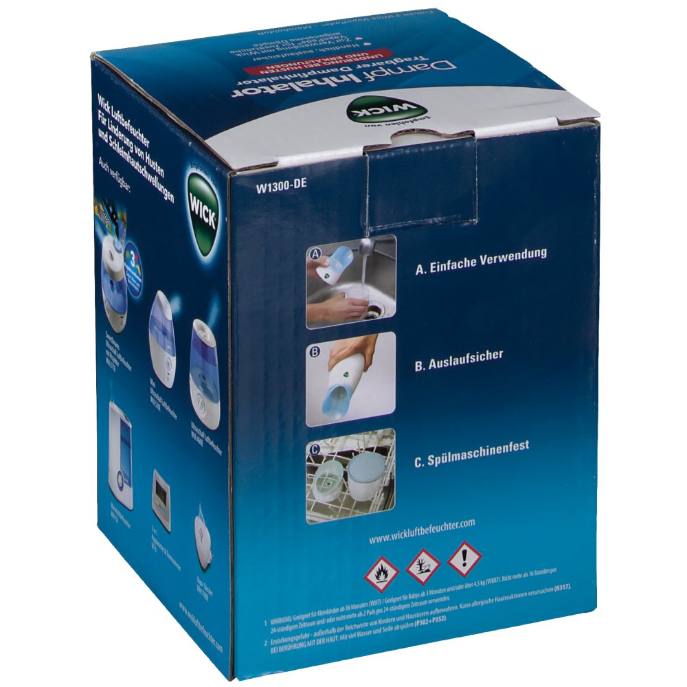 WICK DampfInhalator mit Wick VapoPads®