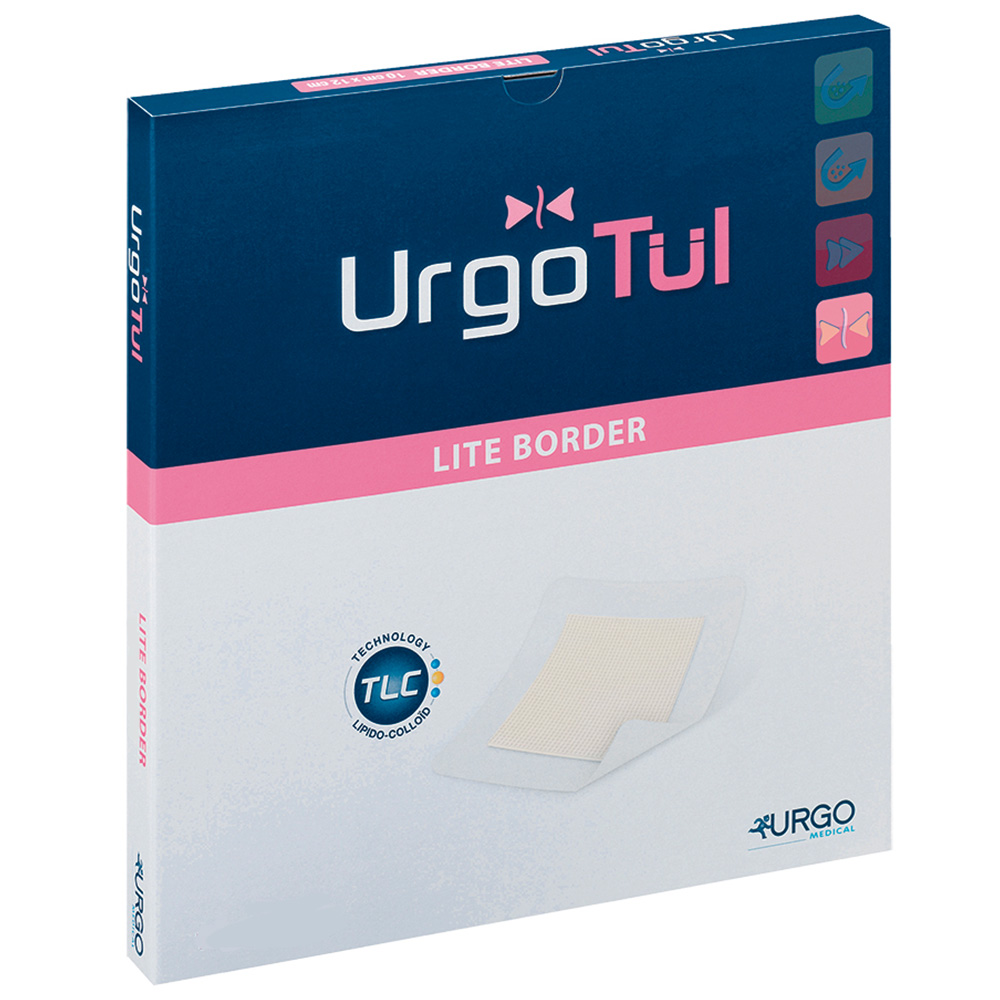 UrgoTül® Ag Lite Border 10 x 20 cm