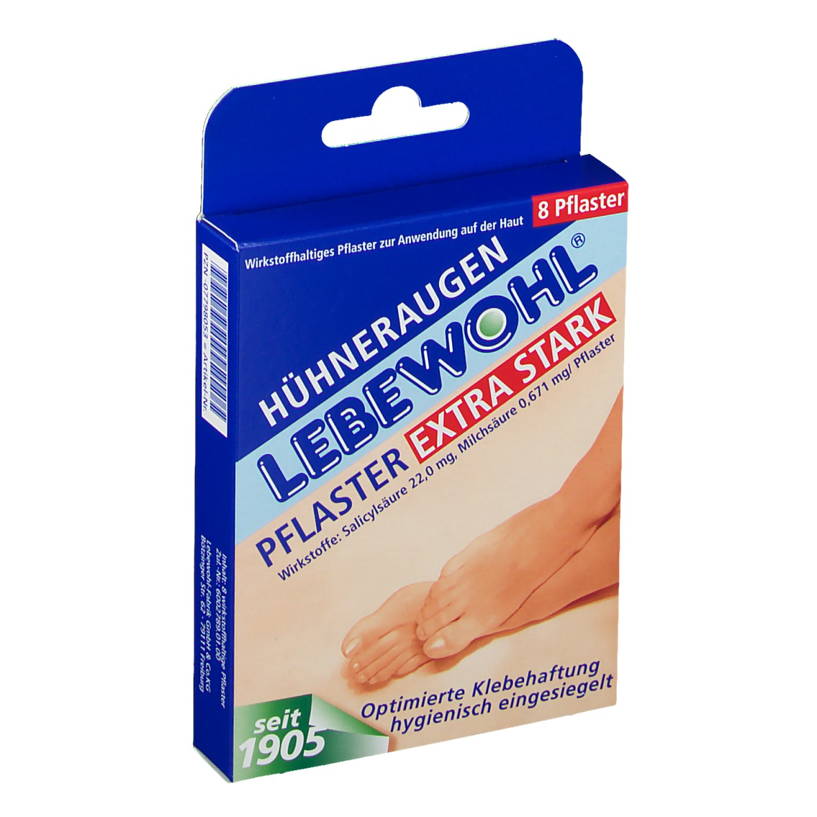 Lebewohl® Hühneraugenpflaster Extra Stark