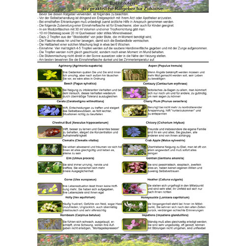 KARTE 9 BACHBLUETEN - shop-apotheke.com