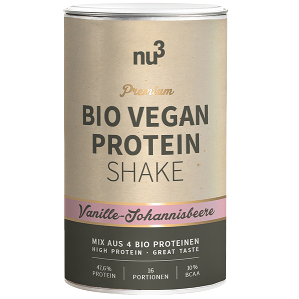 nu3 Bio Vegan Protein Shake Vanille-Johannisbeere - shop-apotheke.com