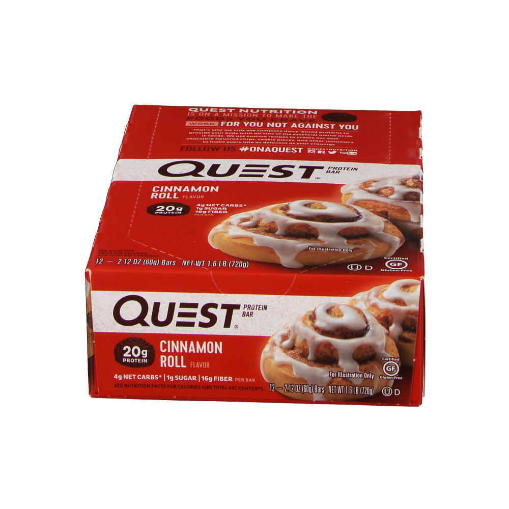 Quest Nutrition Quest Bar, Cinnamon Roll
