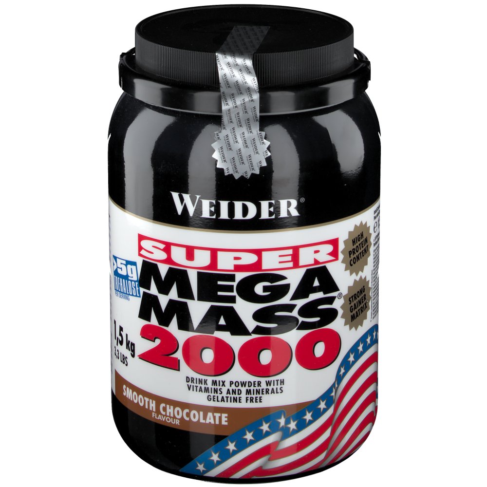 Weider Mega Mass 2000, Schokolade, Pulver