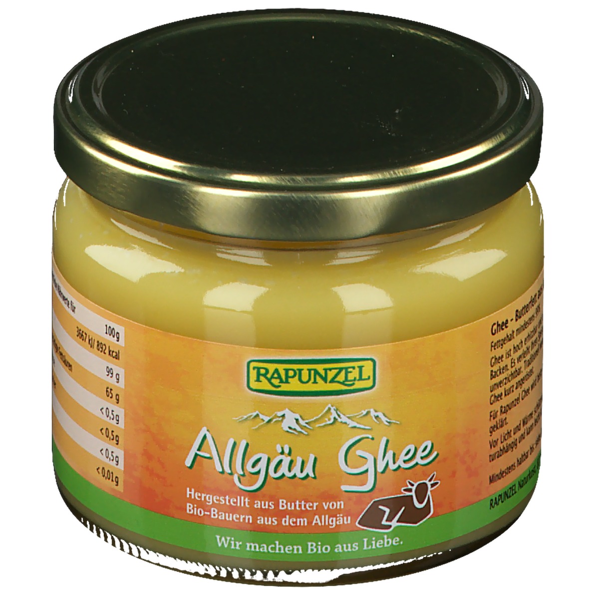 Rapunzel Bio Allgäu Ghee