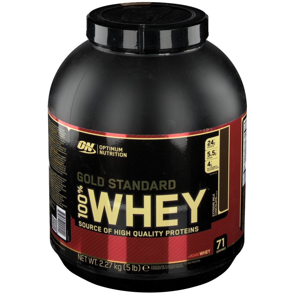 Optimum Nutrition 100 % Whey Gold Standard, Extreme Milk Chocolate, Pulver