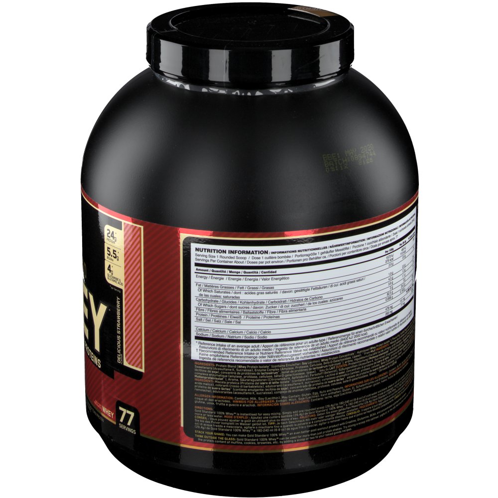 Optimum Nutrition 100 % Whey Gold Standard, Delicious ...