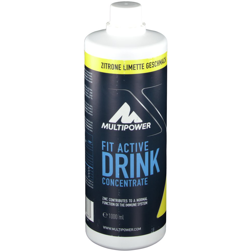 Multipower Fit Active Drink Concentrate, Limette-Zitrone
