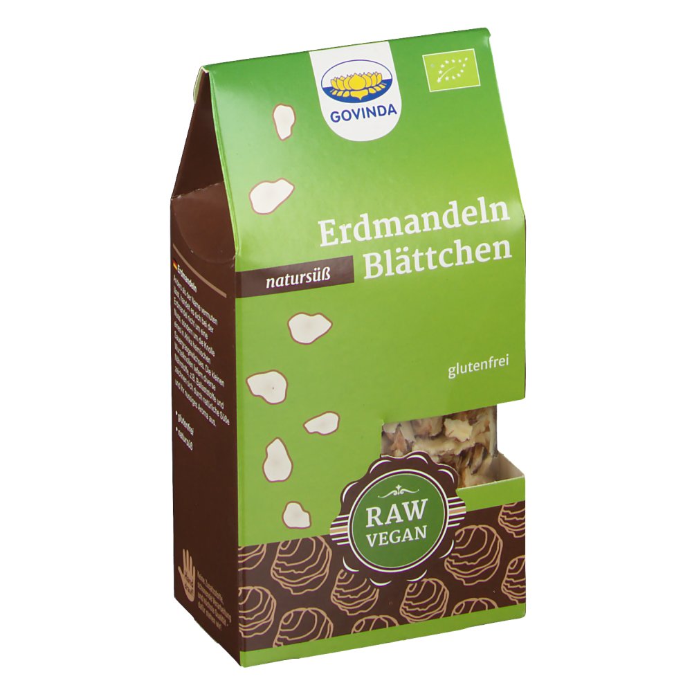 Govinda Bio Erdmandel-Blättchen gehobelt