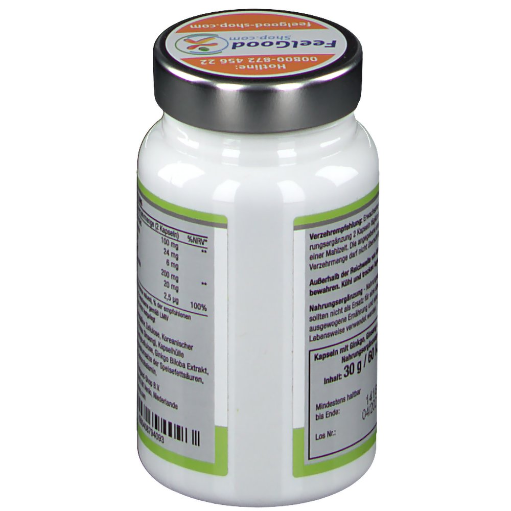 Vitactiv Ginkgo + Ginseng + B12