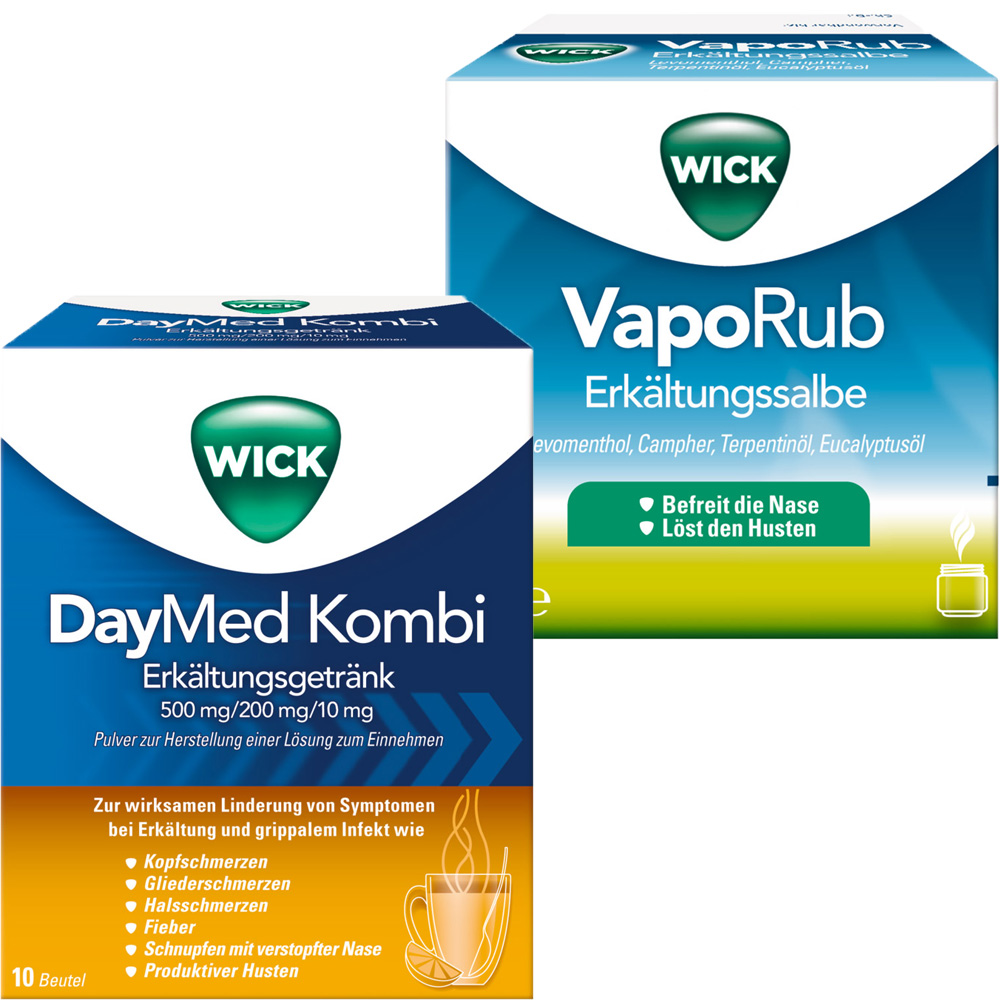 Erkältungsset Wick DayMed Kombi + VapoRub ab 12 Jahre