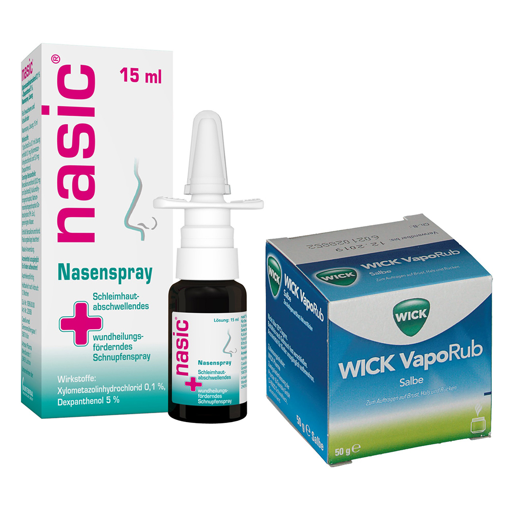 Wick VapoRub + Nasic® Nasenspray