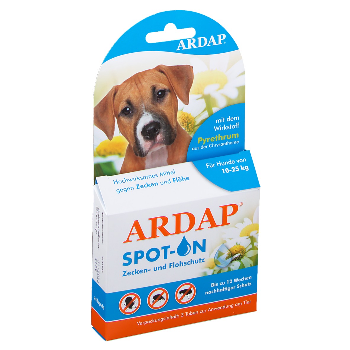 Ardap® Spot-On für mittelgroße Hunde von 10 bis 25 kg