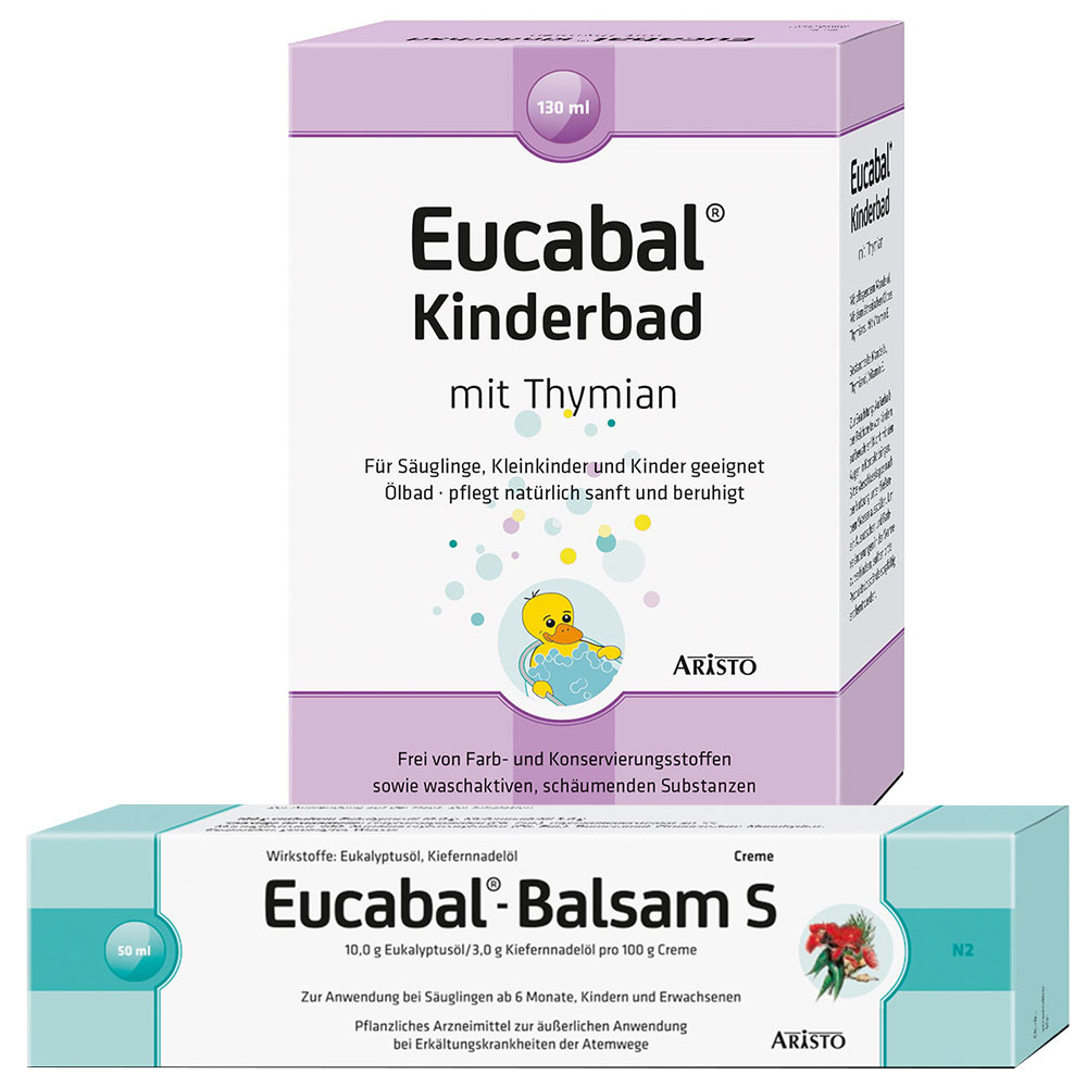 Set Eucabal® Kinderbad mit Thymian + Eucabal® Balsam S