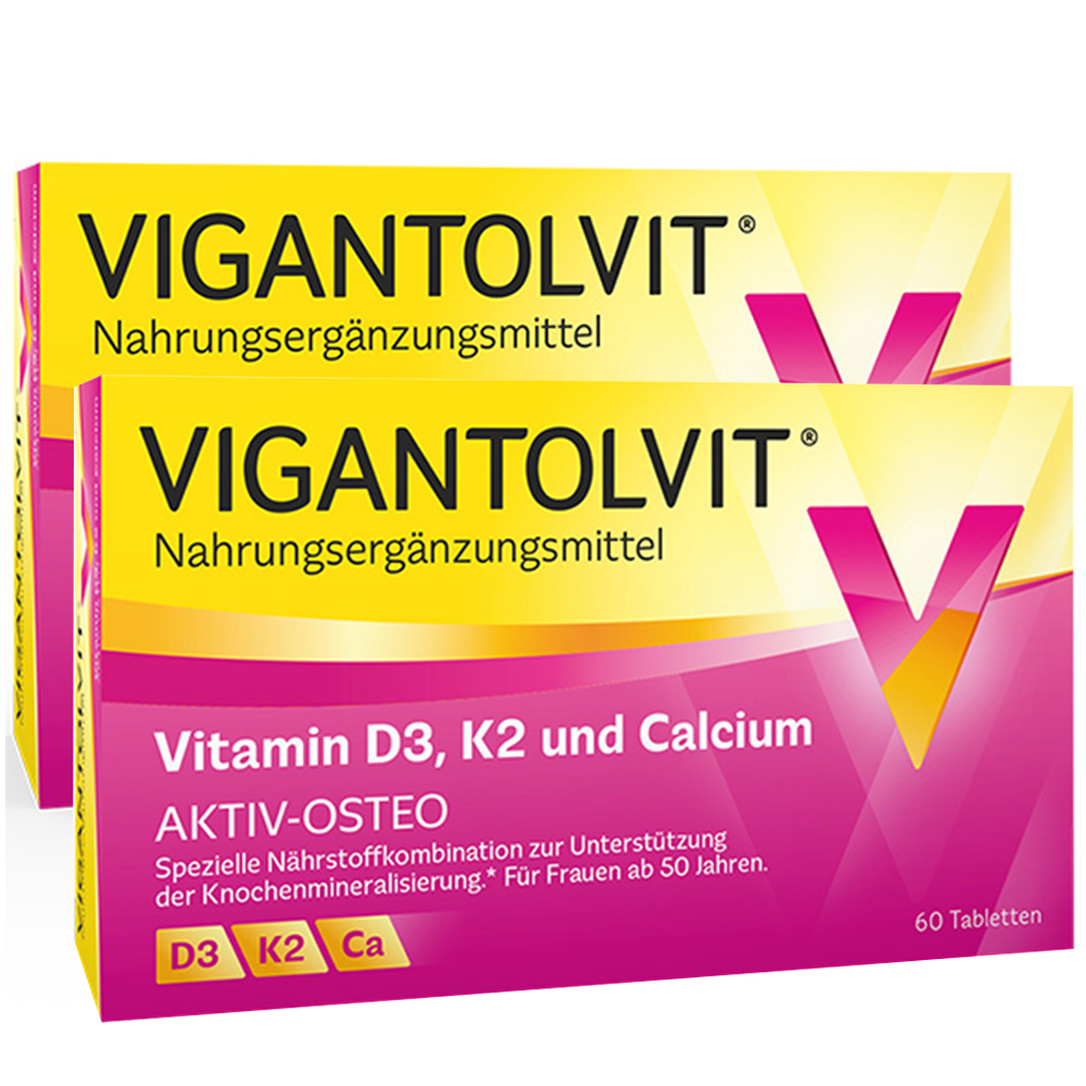 Vigantolvit® Vitamin D3, K2 und Calcium Sparset