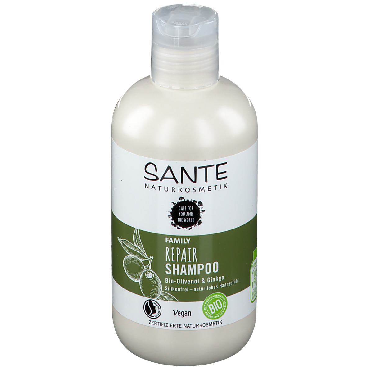 Sante Naturkosmetik Family Repair Shampoo Bio-Ginkgo & Olive
