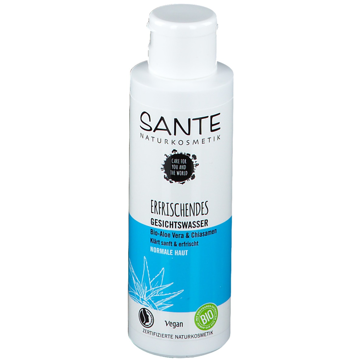 Sante Naturkosmetik Erfrischendes Gesichtswasser Bio Aloe-Vera & Chiasamen