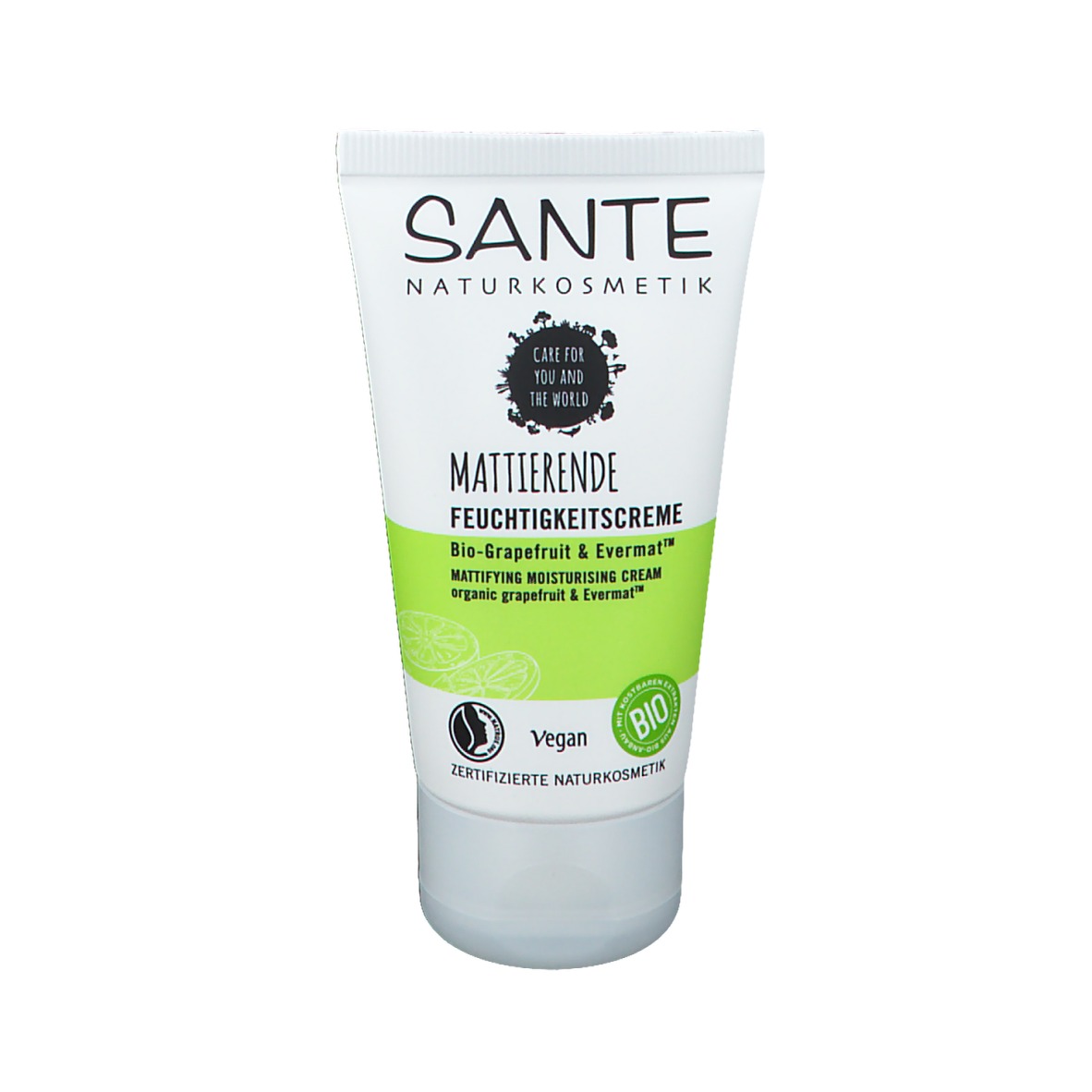 Sante Naturkosmetik Mattierende Feuchtigkeitscreme Bio-Grapefruit & Evermattm