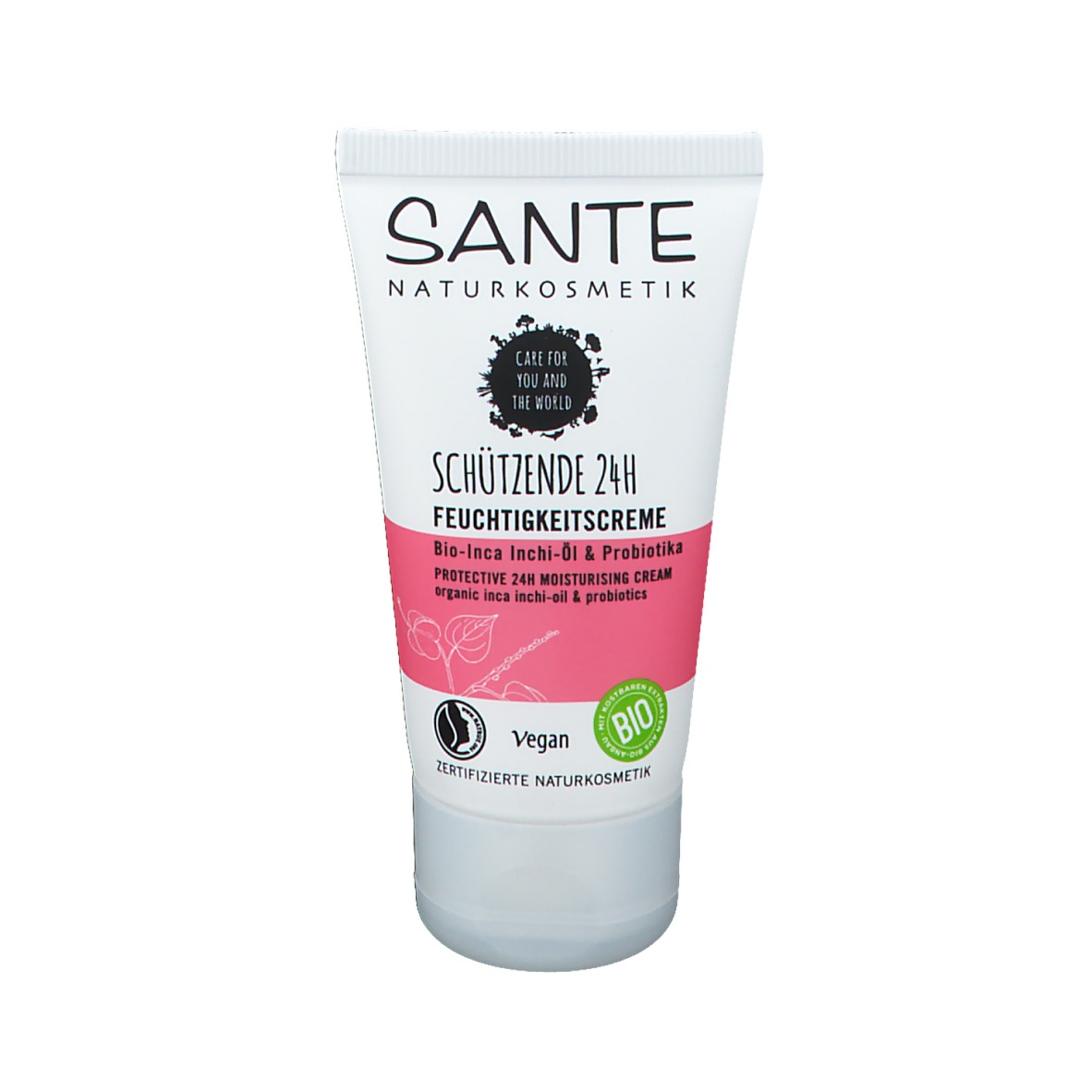 Sante Naturkosmetik Schützende 24 H Feuchtigkeitscreme Bio-Inca Inchi-Öl & Probiotika