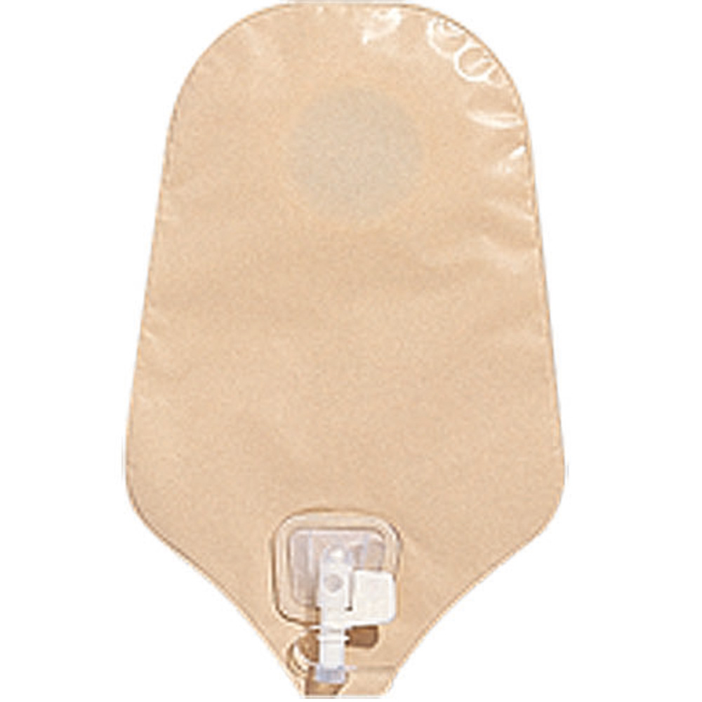 Combihesive Natura® Urostomiebeutel kleiner Hahn mit einseitige Textiloberfläche 45 mm opak