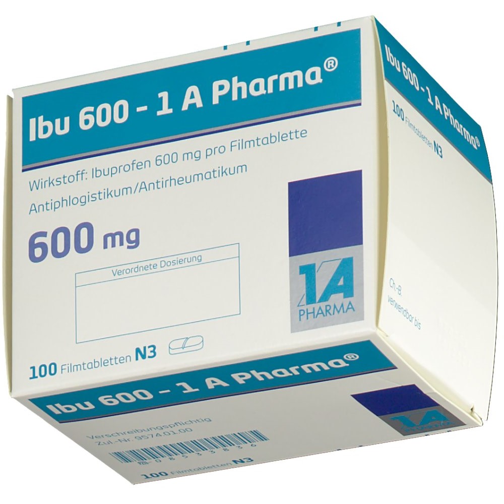 Ibu 600 1a Pharma Filmtabletten - shop-apotheke.com