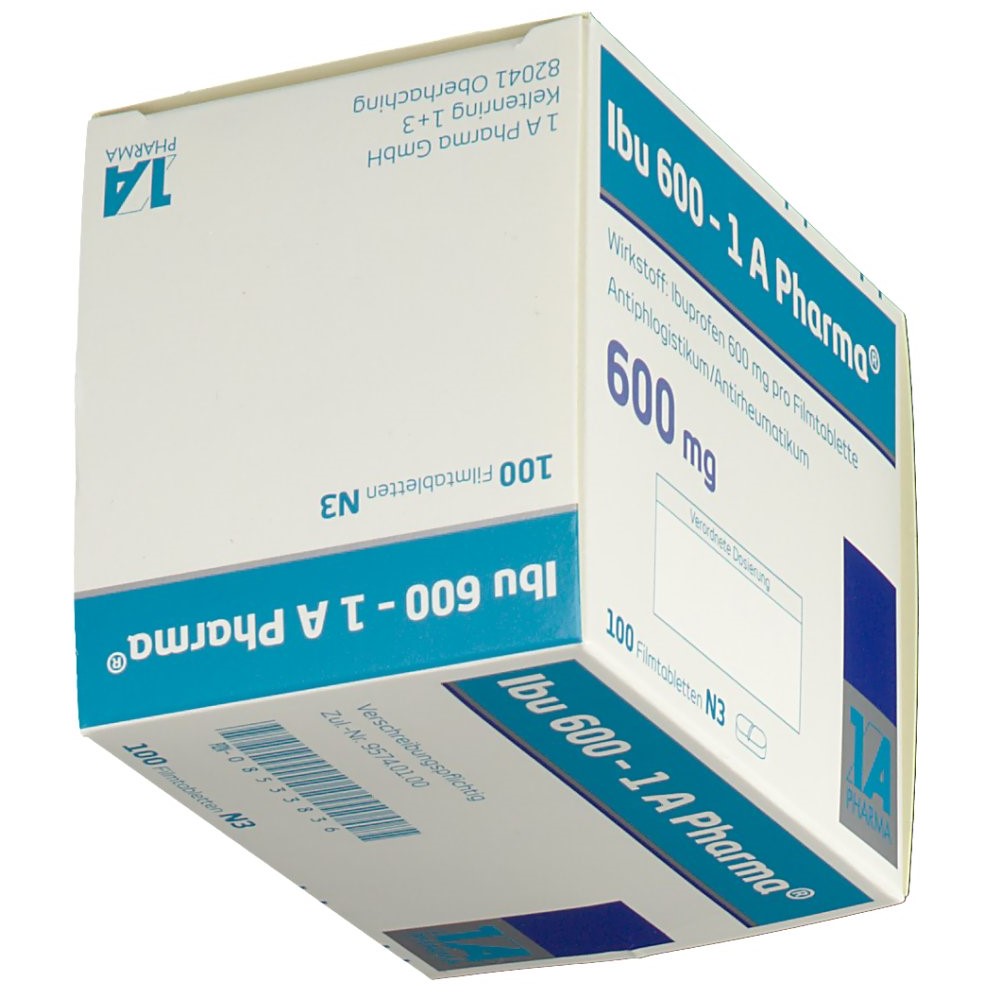 Ibu 600 1a Pharma Filmtabletten Ibu 600 1a Pharma Filmtabletten