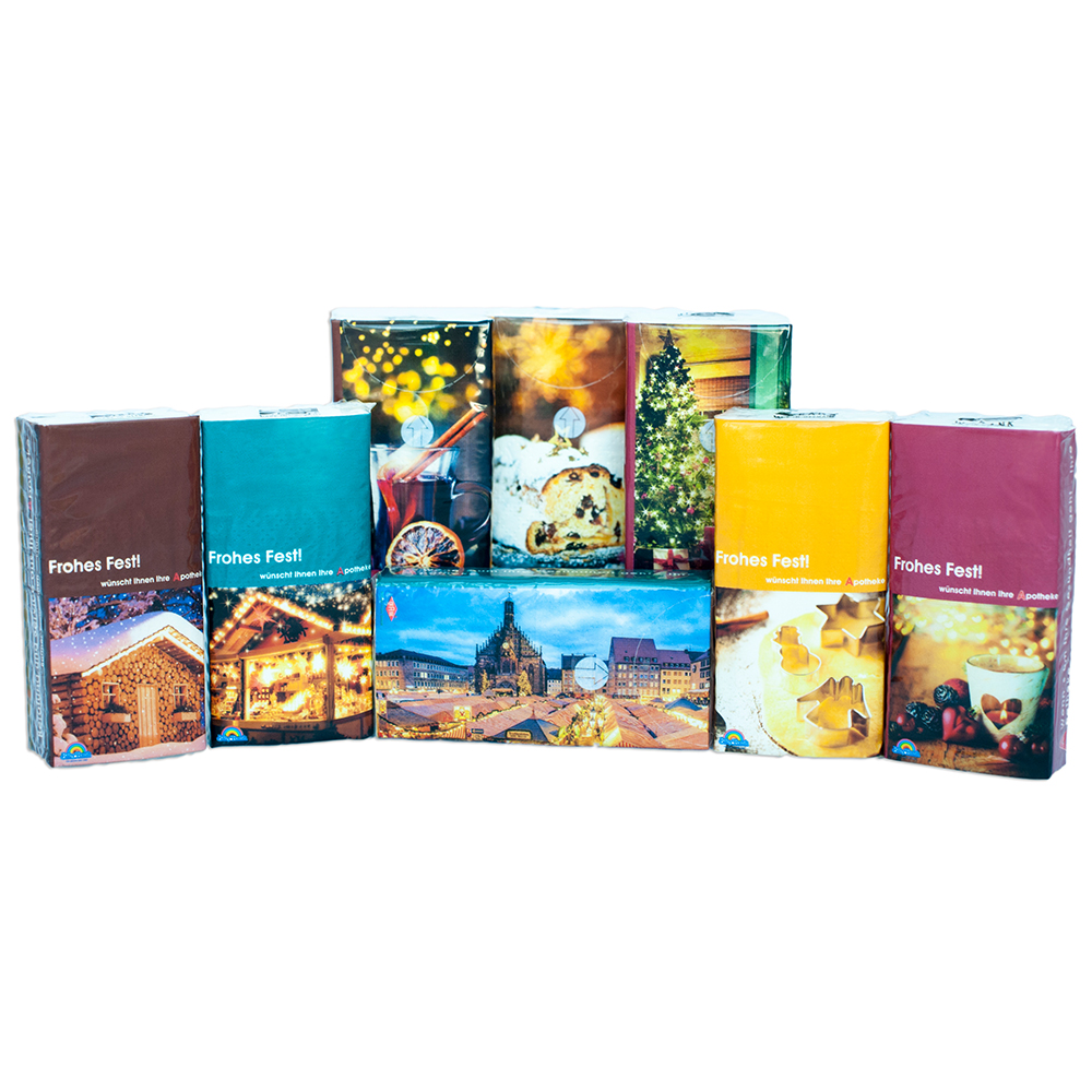 Frank® Taschentücher Motiv Weihnachten