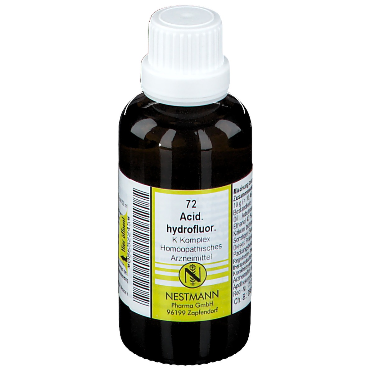 Acidum hydrofluoricum K 72 Komplex Dilution