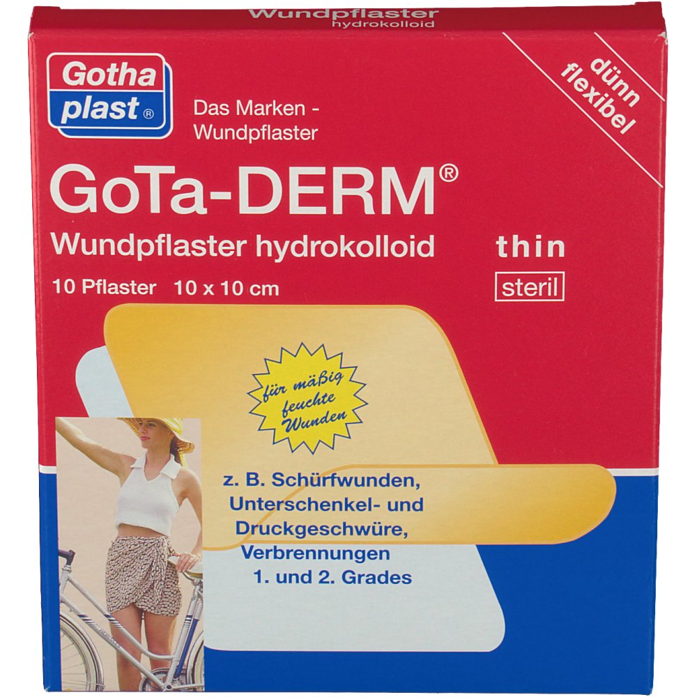 GoTa-DERM thin steril 10 cm x 10 cm