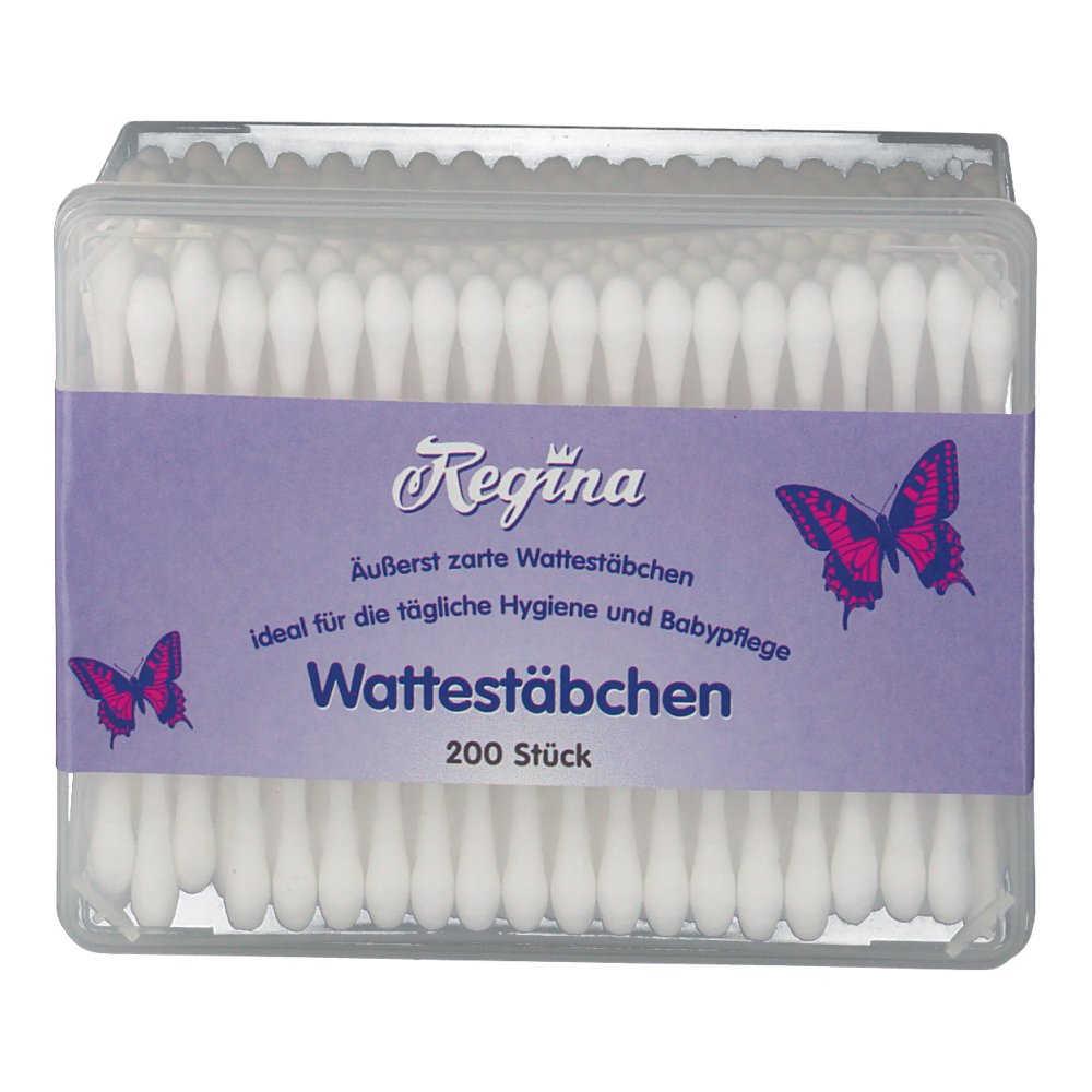 Regina Wattestäbchen – 100 Stück, PZN 08884731, Kosmetik-Stäbchen Für Sanfte Reinigung