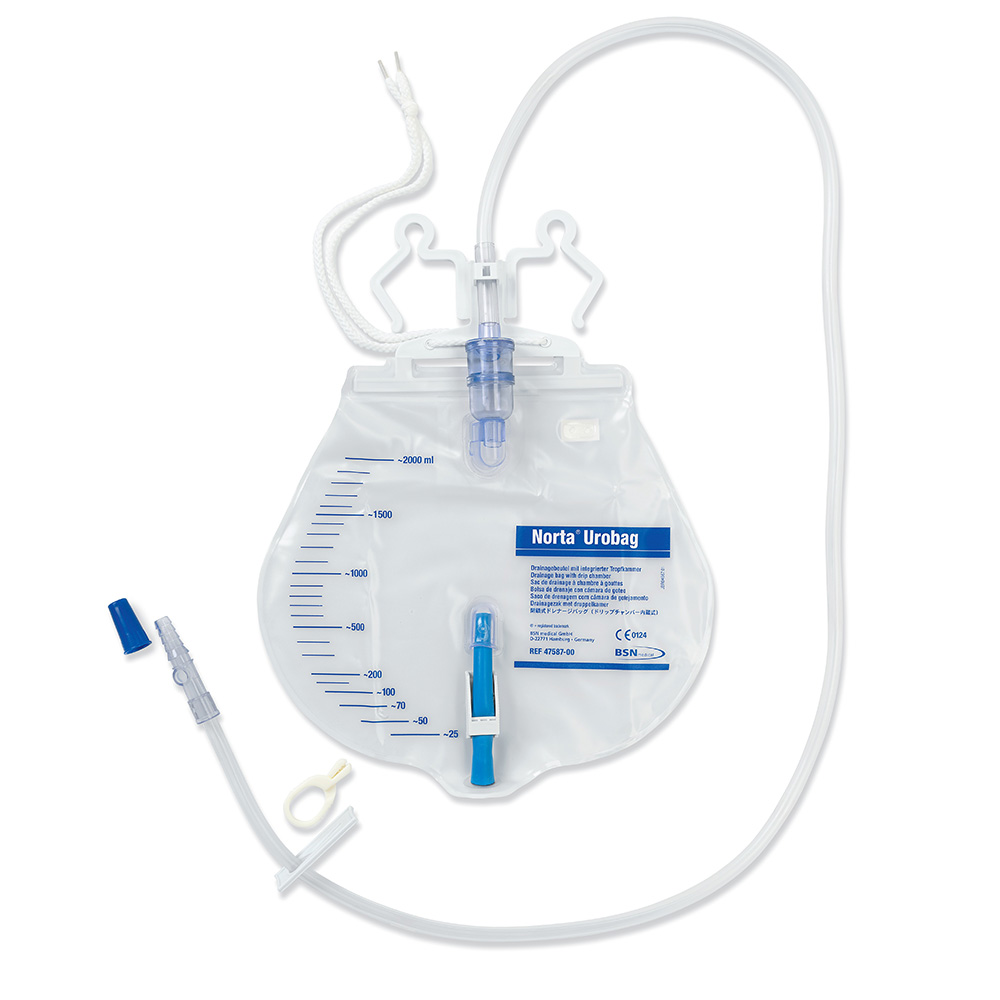 Norta® Urobag mit Tropfkammer