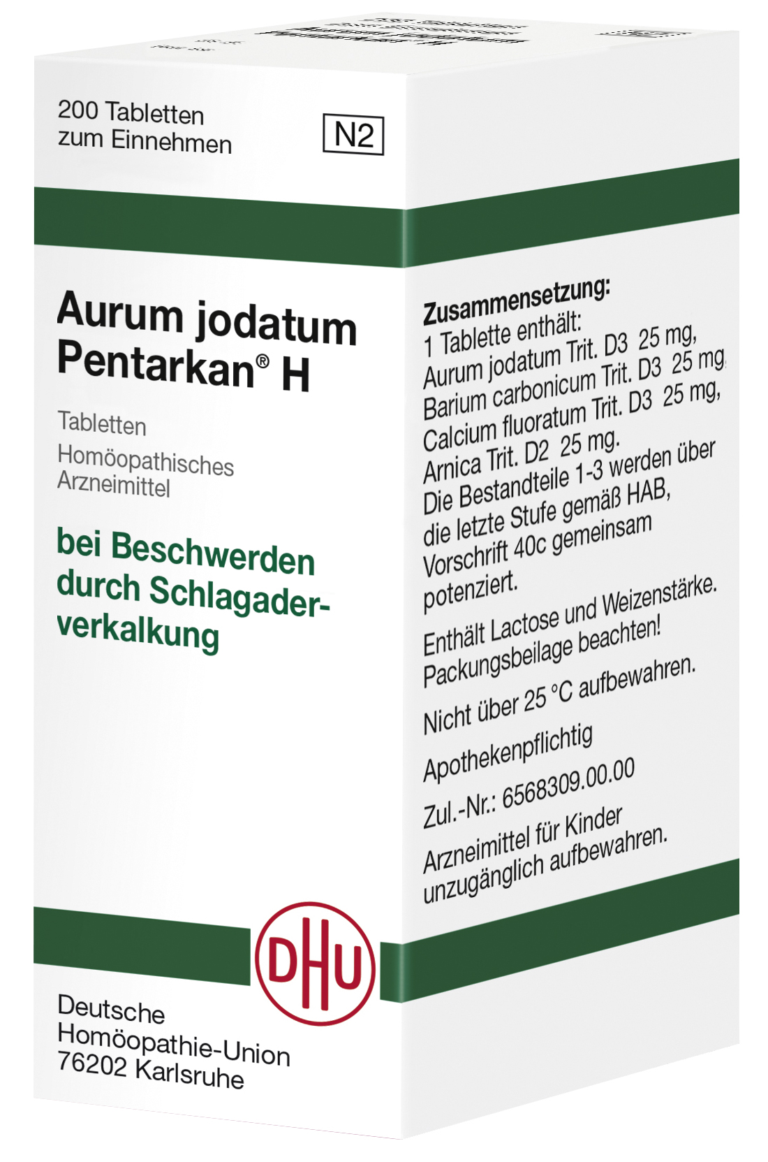 Aurum Jodatum Pentarkan H Tabl.