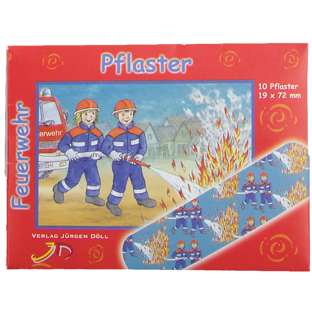 Kinderpflaster Feuerwehr 19 x 72 mm