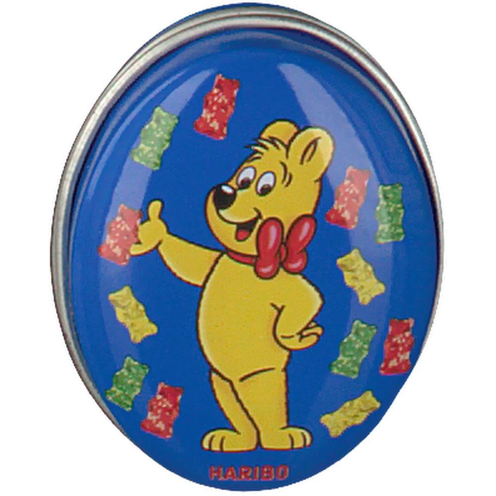 Pillendose oval Haribo (Motiv nicht wählbar)