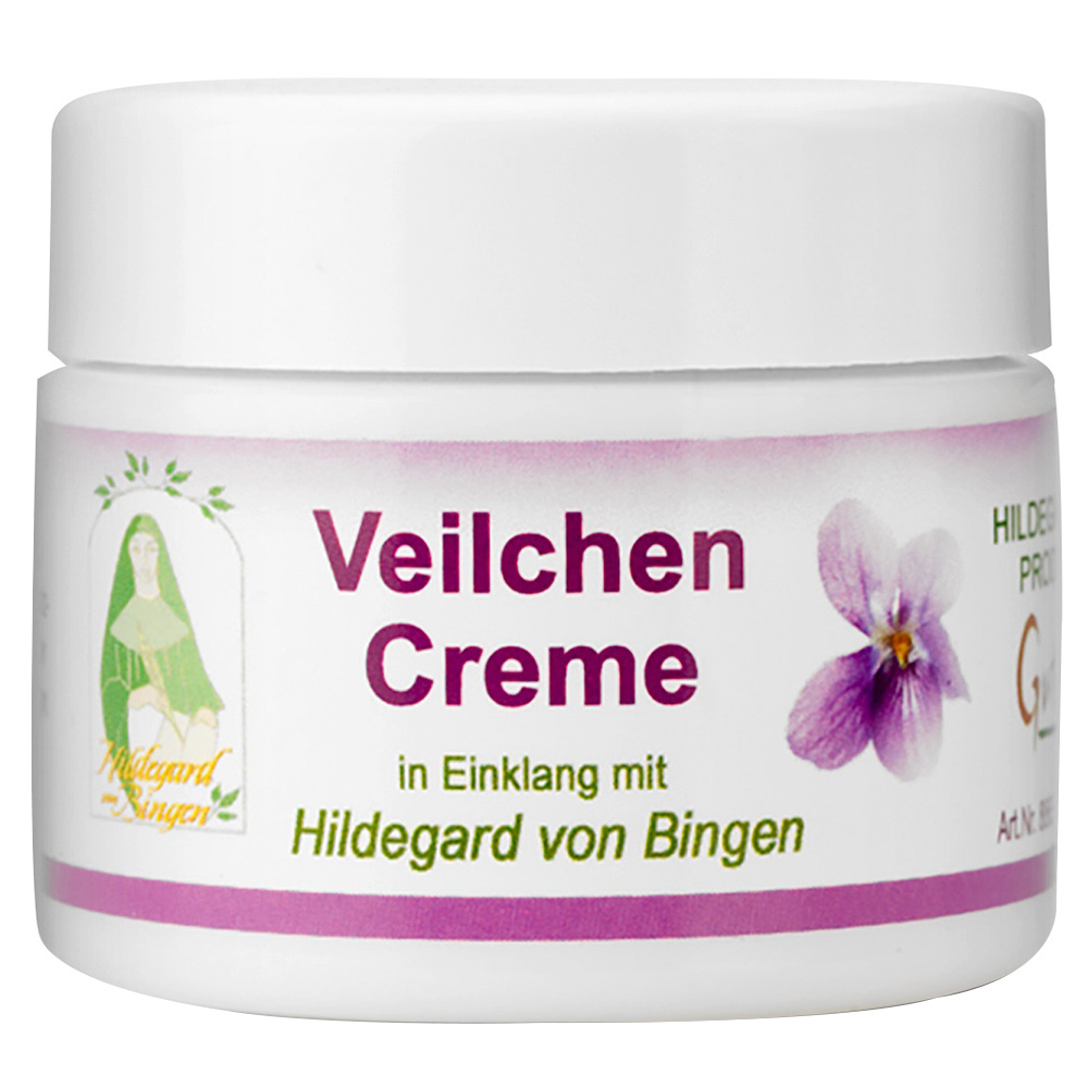 Veilchen Creme in Einklang mit Hildegard von Bingen