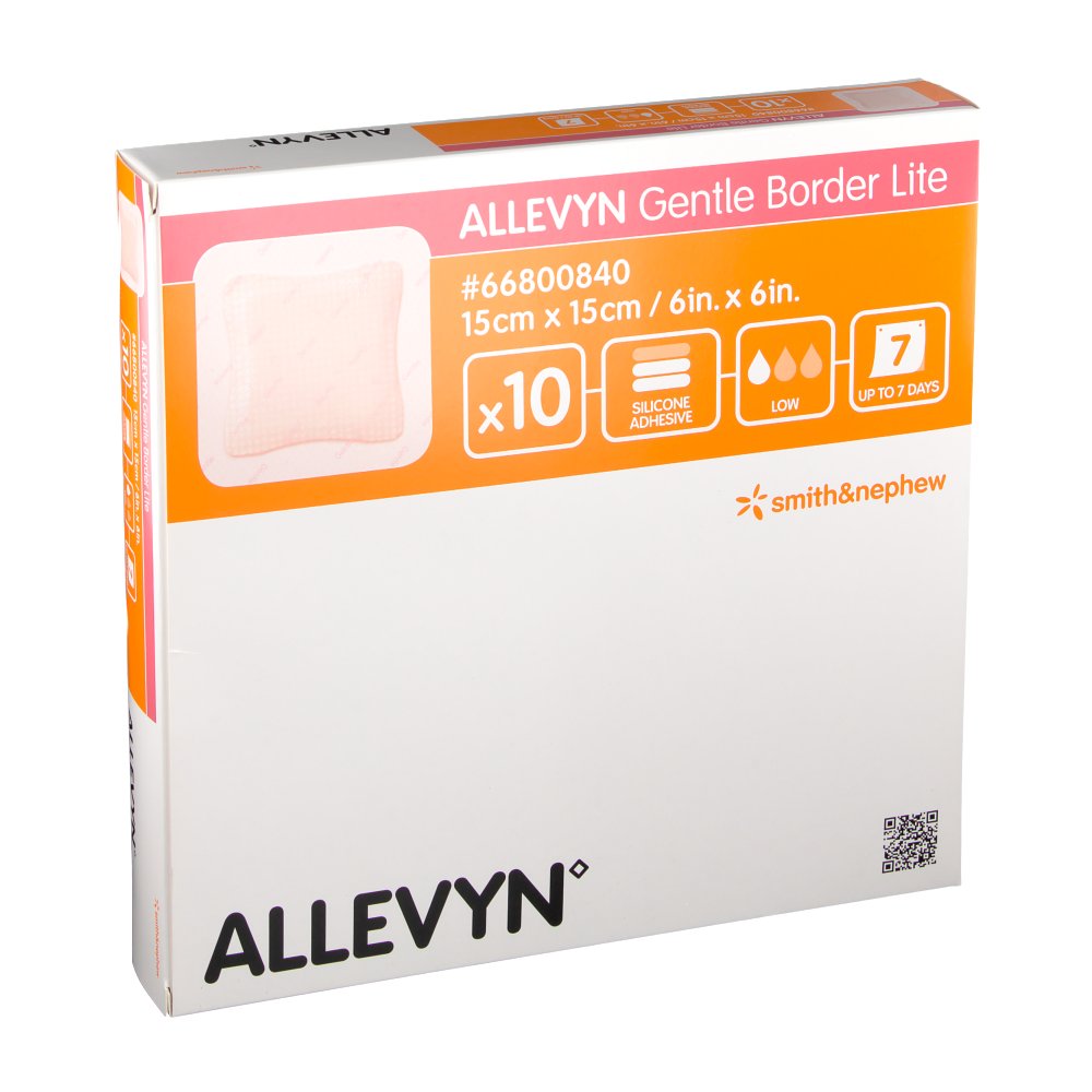 Allevyn® Gentle Border Lite 15x15cm
