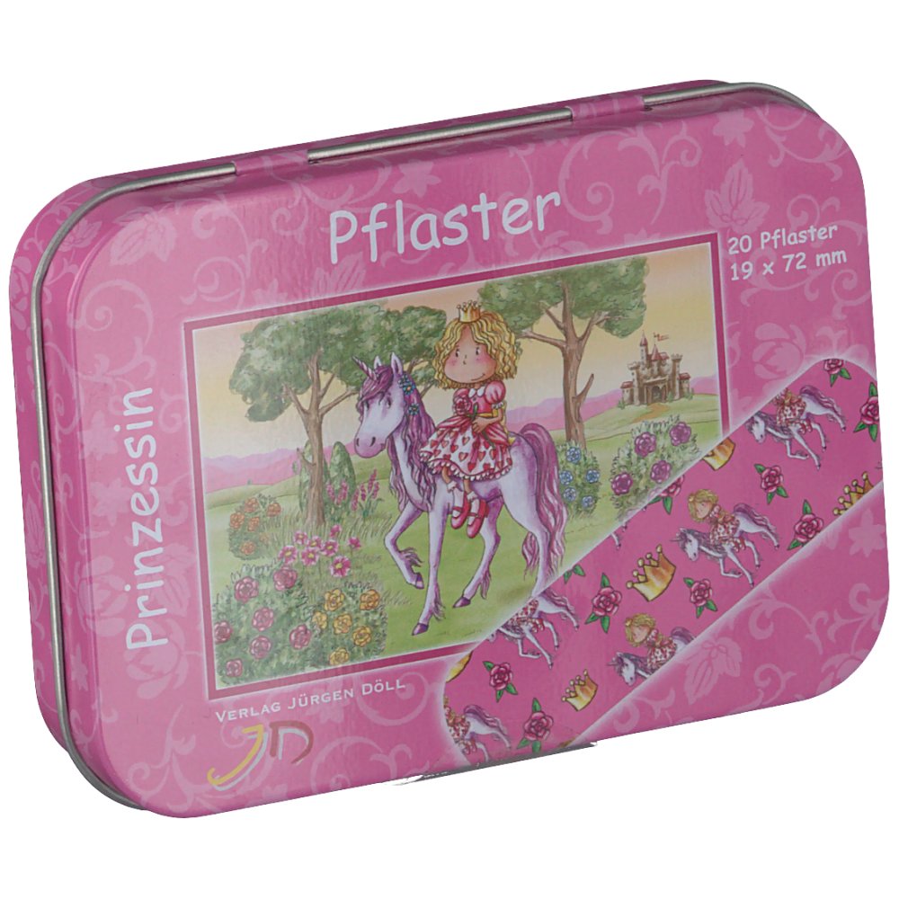 Prinzessinnenpflaster 19 x 72 mm in Sammeldose