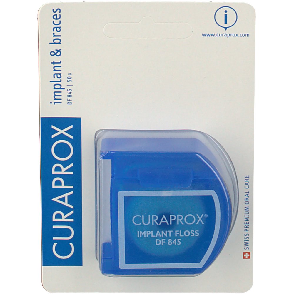 Curaprox® Zahnseide im Spender mit Flauschteil DF 845