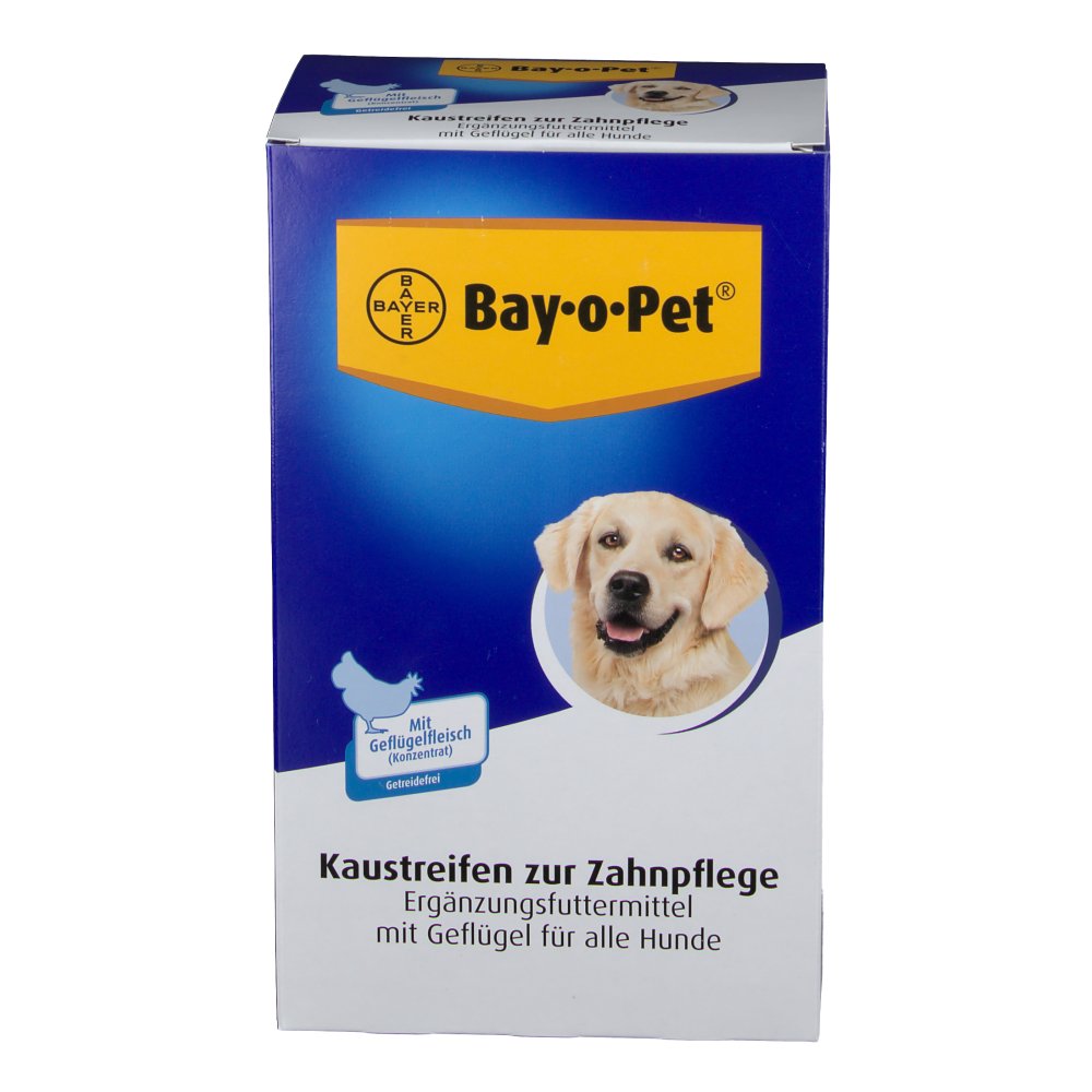 Bay-o-Pet® Zahnpflege Kaustreifen mit Geflügel für Hunde ...