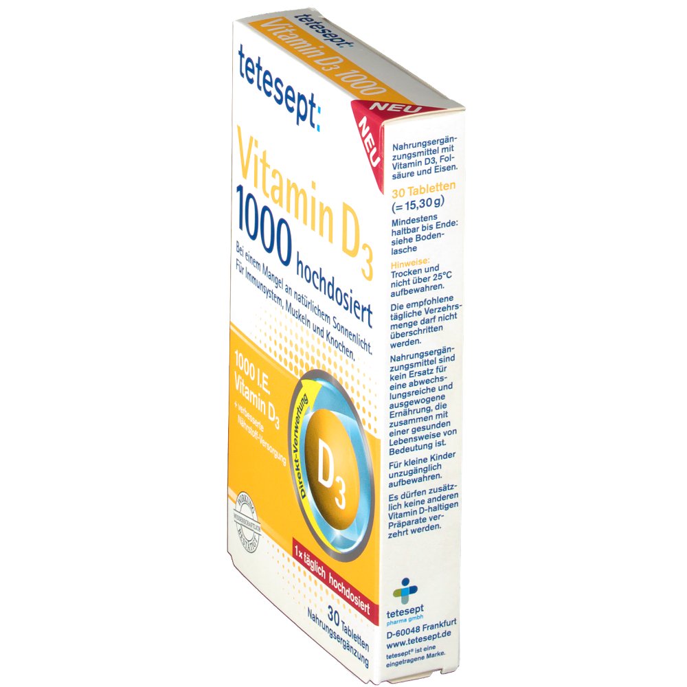 tetesept® Vitamin D3 1000 hochdosiert - shop-apotheke.com