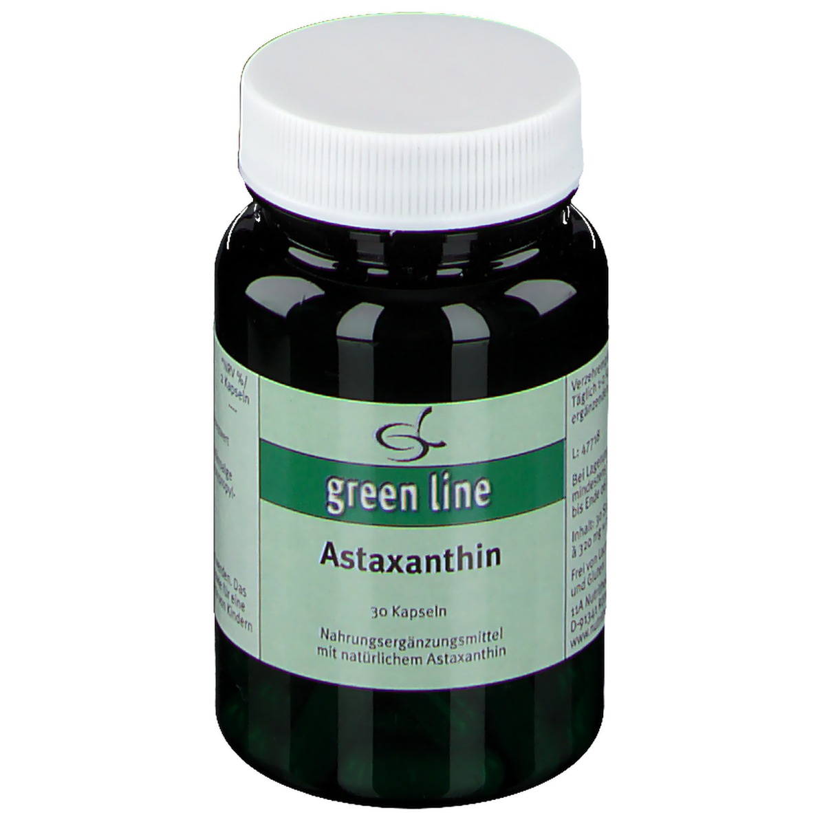 green line Astaxanthin