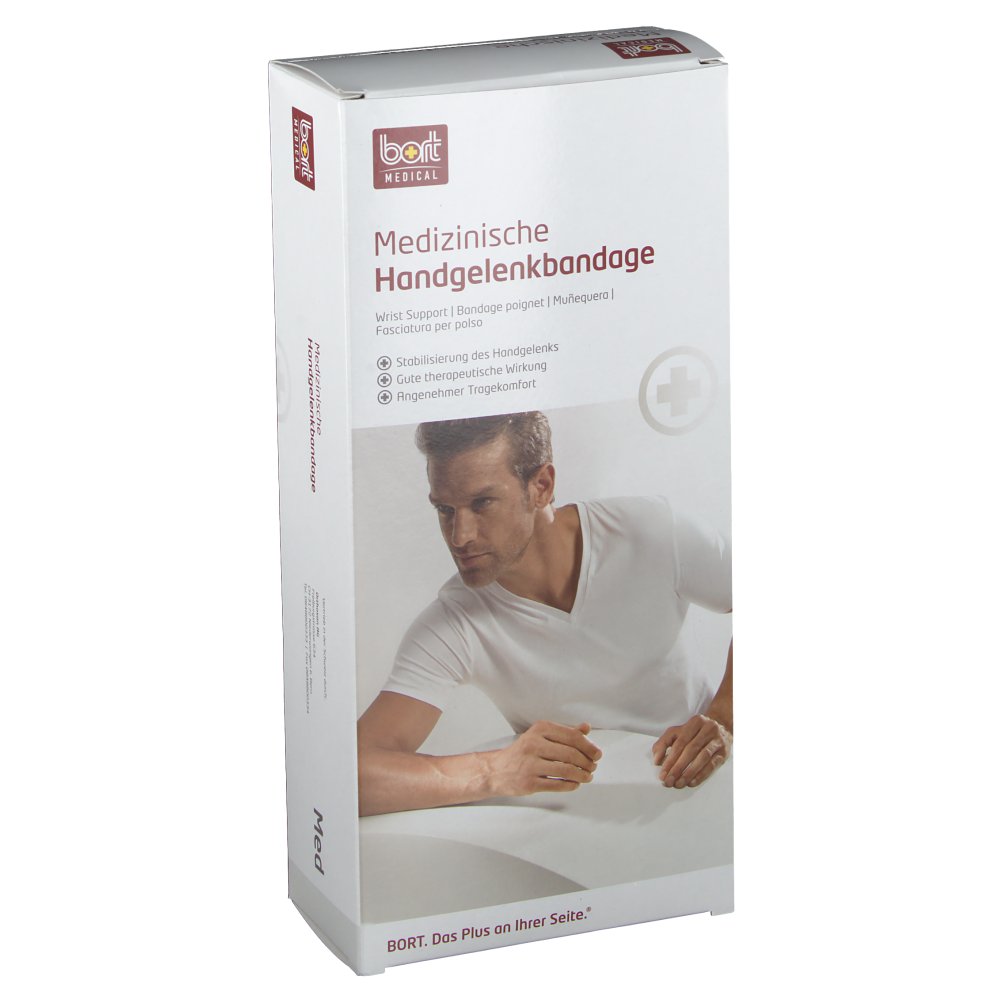 Bort SellaTex® Classic Handgelenkorthese recht Gr. M blau