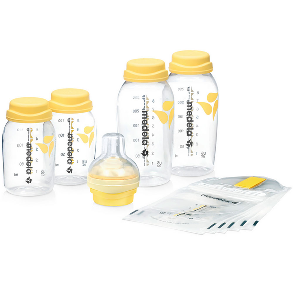 medela Flaschenset mit Calma Muttermilchauger