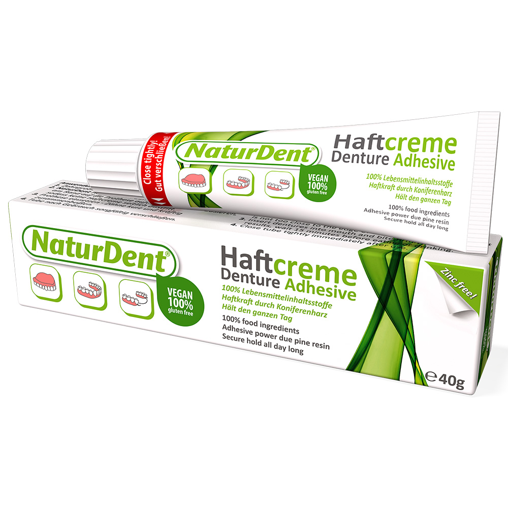 NaturDent® Haftcreme für die Zahnprothese