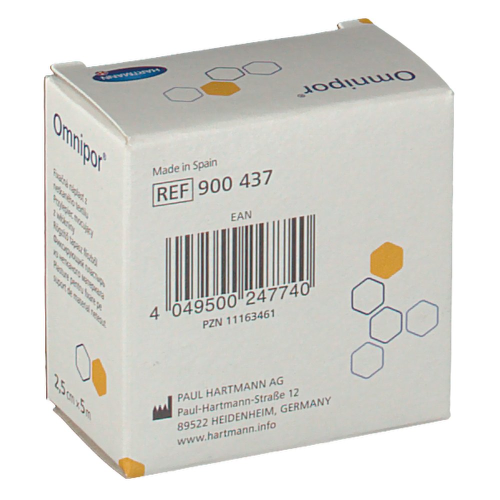 HARTMANN Omnipor Cerotto A Bobina 9,2 X 5 Cm - Tessuto Non Tessuto Ipoallergenico, Traspirante E Idrorepellente - 2