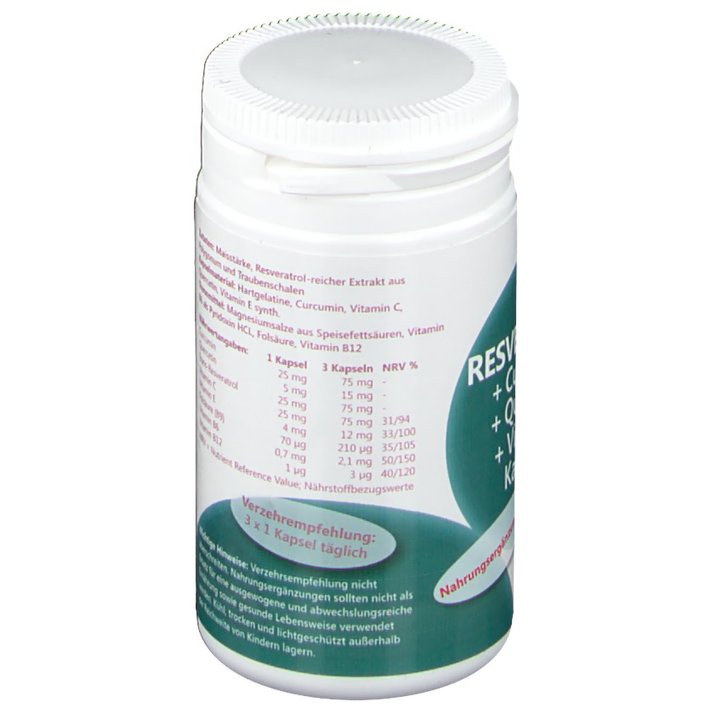 MediFit Resveratrol + Curcumin + Quercetin + Vitamine