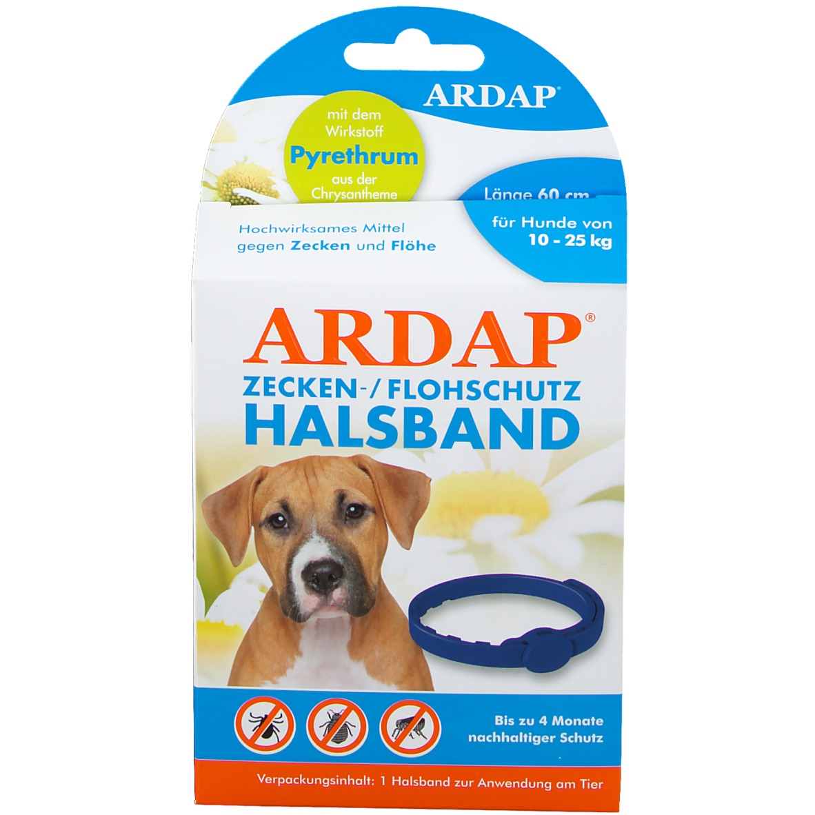 Ardap® Zecken- Floschutzhalsband mittlere Hunde bis 25 kg