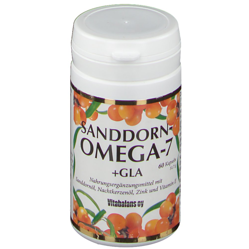 Sanddorn-Omega-7 + GLA (60 St) - Kapseln - Blanco Pharma GmbH Sanddorn-Omega-7 + GLA (60 St) - Kapseln - Blanco Pharma GmbH