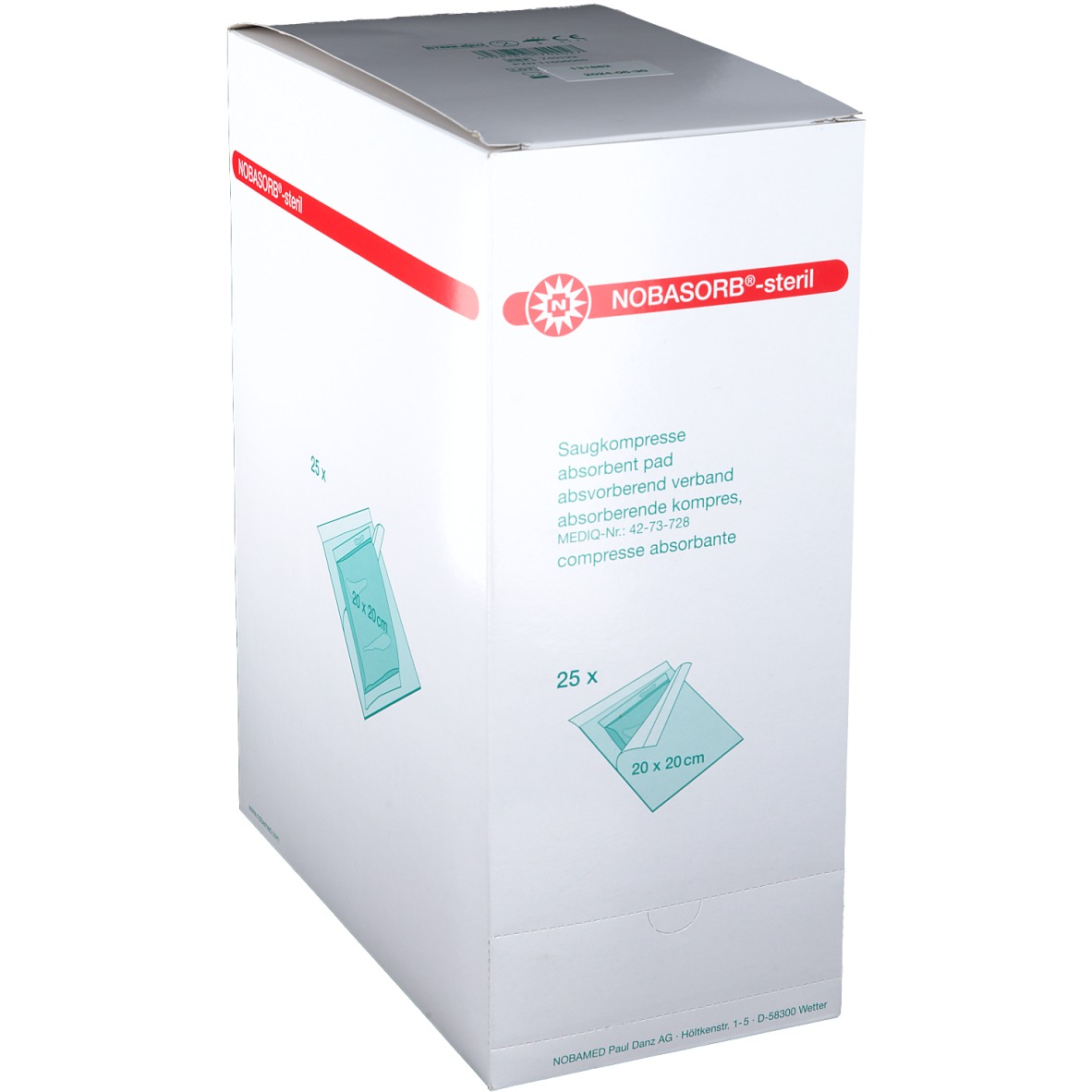 Nobasorb® steril 20 x 20 cm