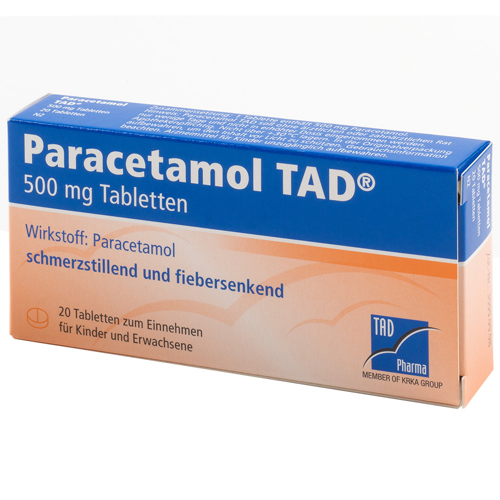  Paracetamol TAD 500 mg shop apotheke com