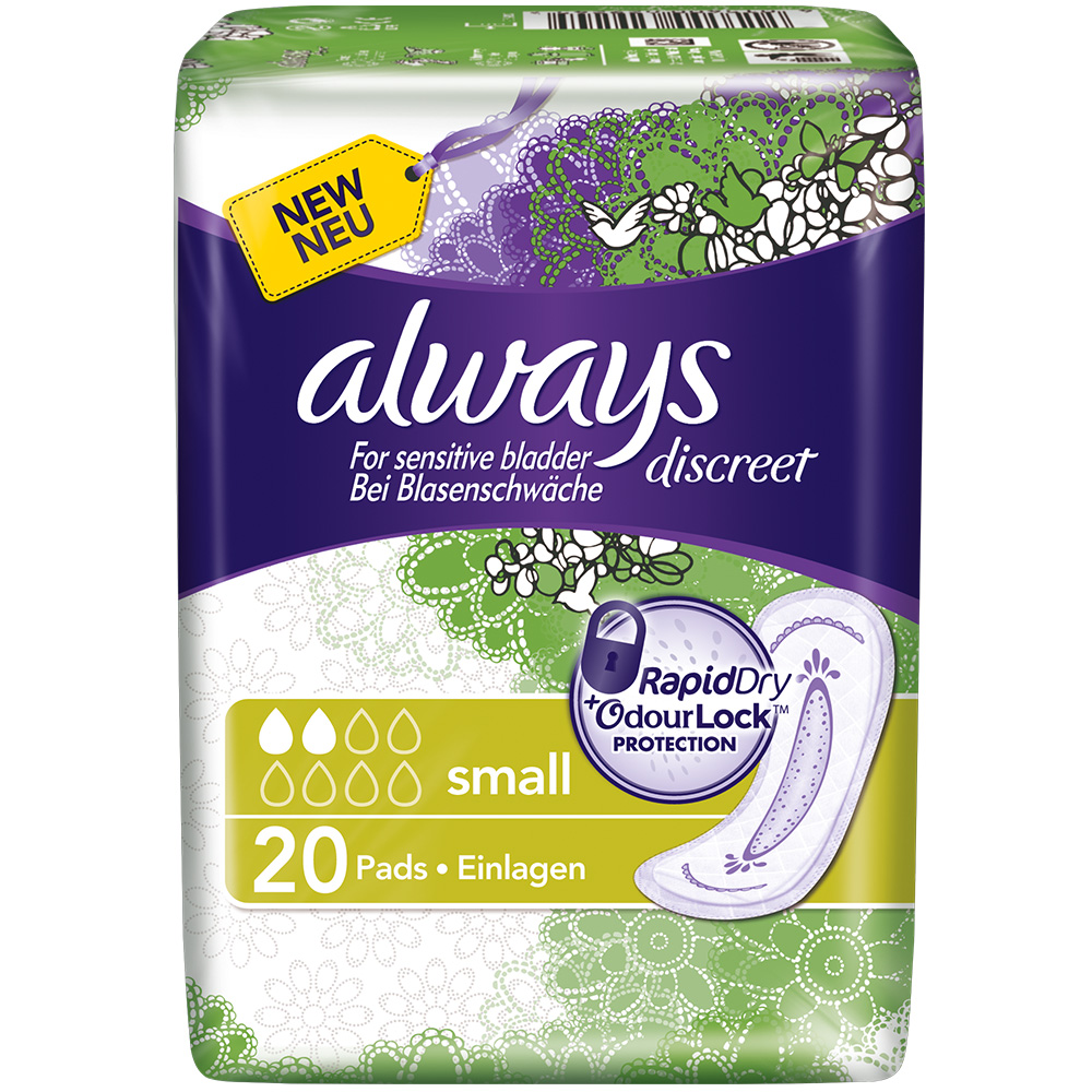 always discreet Inkontinenz Einlagen Small